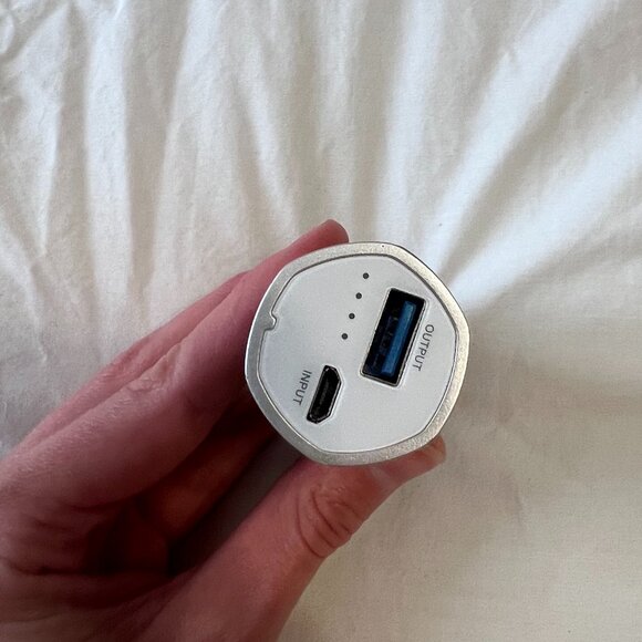 PowerAdd Slim 2 USB Portable Charger with Charging Cord - Picture 2 of 5